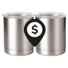 10 oz. Silver Stainless Steel Short Tumbler Thumbnail