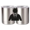 10 oz. Silver Stainless Steel Short Tumbler Thumbnail