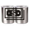 10 oz. Silver Stainless Steel Short Tumbler Thumbnail