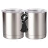 10 oz. Silver Stainless Steel Short Tumbler Thumbnail
