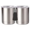 10 oz. Silver Stainless Steel Short Tumbler Thumbnail
