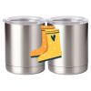 10 oz. Silver Stainless Steel Short Tumbler Thumbnail