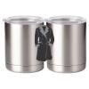 10 oz. Silver Stainless Steel Short Tumbler Thumbnail