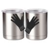 10 oz. Silver Stainless Steel Short Tumbler Thumbnail