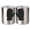 10 oz. Silver Stainless Steel Short Tumbler Thumbnail