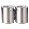 10 oz. Silver Stainless Steel Short Tumbler Thumbnail