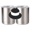 10 oz. Silver Stainless Steel Short Tumbler Thumbnail