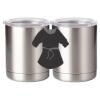 10 oz. Silver Stainless Steel Short Tumbler Thumbnail