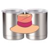 10 oz. Silver Stainless Steel Short Tumbler Thumbnail