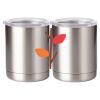 10 oz. Silver Stainless Steel Short Tumbler Thumbnail