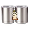 10 oz. Silver Stainless Steel Short Tumbler Thumbnail