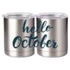 10 oz. Silver Stainless Steel Short Tumbler Thumbnail