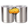 10 oz. Silver Stainless Steel Short Tumbler Thumbnail