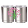 10 oz. Silver Stainless Steel Short Tumbler Thumbnail