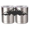 10 oz. Silver Stainless Steel Short Tumbler Thumbnail