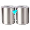 10 oz. Silver Stainless Steel Short Tumbler Thumbnail