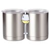 10 oz. Silver Stainless Steel Short Tumbler Thumbnail