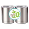 10 oz. Silver Stainless Steel Short Tumbler Thumbnail