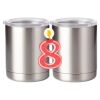 10 oz. Silver Stainless Steel Short Tumbler Thumbnail