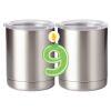 10 oz. Silver Stainless Steel Short Tumbler Thumbnail