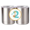 10 oz. Silver Stainless Steel Short Tumbler Thumbnail