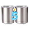 10 oz. Silver Stainless Steel Short Tumbler Thumbnail