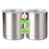 10 oz. Silver Stainless Steel Short Tumbler Thumbnail