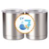 10 oz. Silver Stainless Steel Short Tumbler Thumbnail