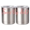 10 oz. Silver Stainless Steel Short Tumbler Thumbnail