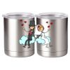 10 oz. Silver Stainless Steel Short Tumbler Thumbnail