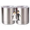 10 oz. Silver Stainless Steel Short Tumbler Thumbnail