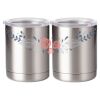 10 oz. Silver Stainless Steel Short Tumbler Thumbnail