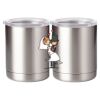 10 oz. Silver Stainless Steel Short Tumbler Thumbnail