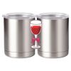 10 oz. Silver Stainless Steel Short Tumbler Thumbnail