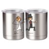 10 oz. Silver Stainless Steel Short Tumbler Thumbnail