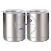 10 oz. Silver Stainless Steel Short Tumbler Thumbnail