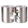 10 oz. Silver Stainless Steel Short Tumbler Thumbnail