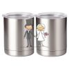 10 oz. Silver Stainless Steel Short Tumbler Thumbnail