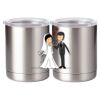10 oz. Silver Stainless Steel Short Tumbler Thumbnail