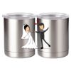 10 oz. Silver Stainless Steel Short Tumbler Thumbnail