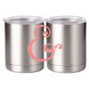 10 oz. Silver Stainless Steel Short Tumbler Thumbnail
