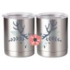 10 oz. Silver Stainless Steel Short Tumbler Thumbnail