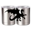 10 oz. Silver Stainless Steel Short Tumbler Thumbnail
