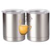 10 oz. Silver Stainless Steel Short Tumbler Thumbnail