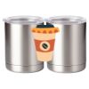 10 oz. Silver Stainless Steel Short Tumbler Thumbnail