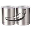 10 oz. Silver Stainless Steel Short Tumbler Thumbnail