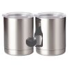 10 oz. Silver Stainless Steel Short Tumbler Thumbnail