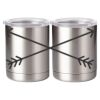 10 oz. Silver Stainless Steel Short Tumbler Thumbnail
