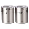 10 oz. Silver Stainless Steel Short Tumbler Thumbnail