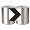 10 oz. Silver Stainless Steel Short Tumbler Thumbnail